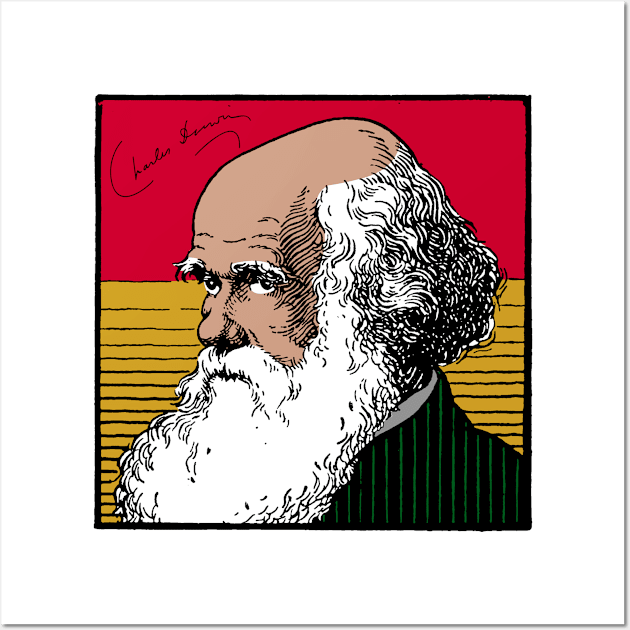 Charles Darwin Wall Art by Historia